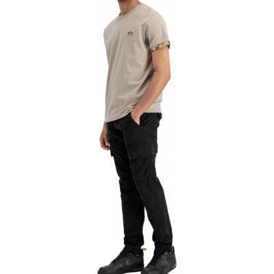Alpha Industries Roll-Up Sleeve T tričko pánske desert camo hnedé pieskové