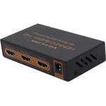 Estillo HDMI сплитер ESTILLO - HDSP0013M1 4K/60Hz, 1/2, черен (EST-HDMI-SPLITTER-1-2-4K)