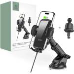 Tech-Protect Държач за кола с индуктивно зареждане Tech-Protect CM15W-V1, 15W, за т (9490713935095)