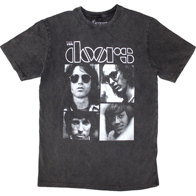 The Doors Squares (Stone Wash) Charcoal Grey L Риза (DOSTNW64MC03)