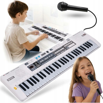 Tomido dětský keyboard XXL bílý – Zboží Dáma