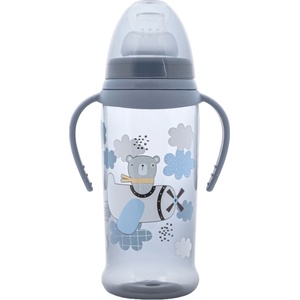 Lorelli Бебешко шише с мек накрайник Lorelli My Friend - 350 ml, Cameo Blue (10200640004) - ozone