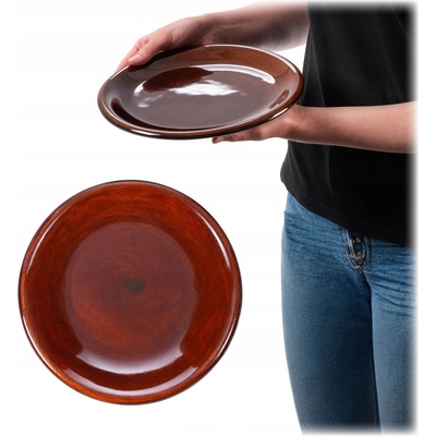 KADAX TALÍŘ HLUBOKÝ KAMENINA 24cm HNĚDÝ