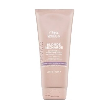 Wella Invigo Blonde Recharge Conditioner with Purple Pigments Балсам за неутрализиране на жълтите тонове 200 ml