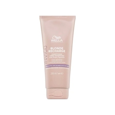 Wella Invigo Blonde Recharge Conditioner with Purple Pigments Балсам за неутрализиране на жълтите тонове 200 ml