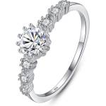 Silenti Jewelry Сребърен пръстен "Огън" - 9 - 59.5мм (19.1мм диам. )