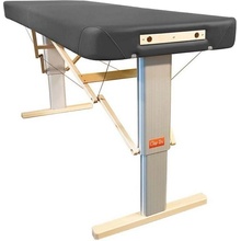 Clap Tzu Linea Wellness Prenosný elektrický masážny stôl Farba: PU grafitová (graphite) Rozmery: 192 x 75 cm Doplnky: sieťové napájanie