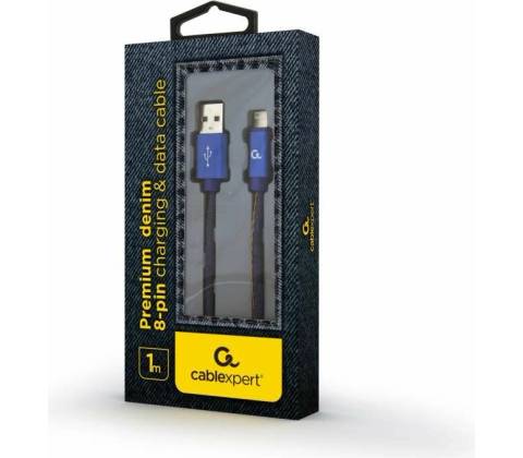 Cablexpert CC-USB2J-AMLM-1M-BL Lightning, modrý