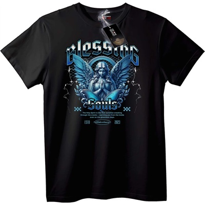NOONEBRAND Тениска Благославящ Души - 7XL, Black