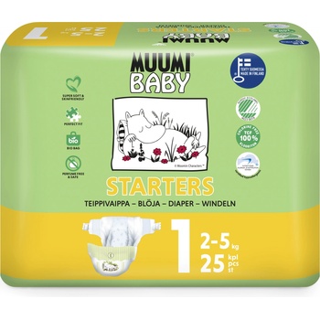 MUUMI BABY 1 Newborn 2-5 kg 25 ks