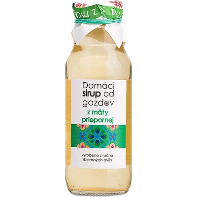 Gazdovia Domáci sirup z mäty piepornej 300 ml