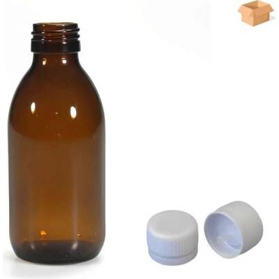 Luna Skleněná lékovka s kapajícím uzávěrem 150 ml 88 ks