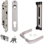 Locinox Комплект брава за вграждане Fortylock с насрещник, дръжка и аксесоари 3006J-H (P00014309)