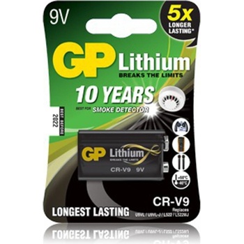 Image 1 of GP Batteries Батерия литиева gp crv9, 9v, 1 бр (gpblcrv9)