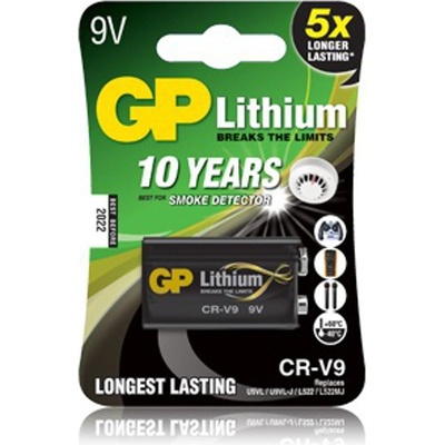 GP Batteries Батерия литиева gp crv9, 9v, 1 бр (gpblcrv9)
