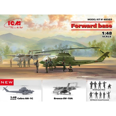 ICM Forward Base AH 1G OV 10A & 10 Figures 1:48