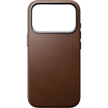 Nomad Кожен (естествена кожа) кейс с MagSafe за iPhone 17 Pro - Nomad Traditional Leather MagSafe Case (кафяв) (NM011949858 (176012))