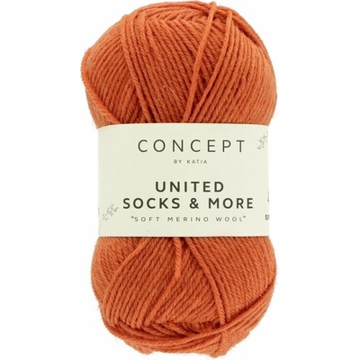 Concept by Katia United Socks & More 06 oranžová