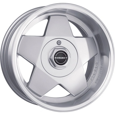 BORBET A 7x15 4x108 ET35 silver lip polished