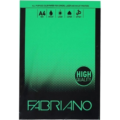 Fabriano Копирен картон Fabriano, A4, 160 g/m2, зелен, 50 листа