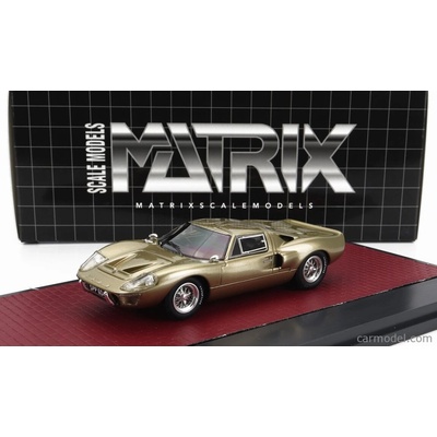 Matrix scale models Ford usa Gt40 Mkiii 1967 Gold Met 1:43
