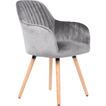 Carmen Трапезен стол Carmen 9970 - сив