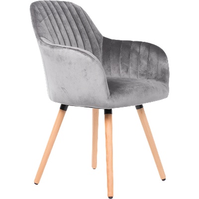 Carmen Трапезен стол Carmen 9970 - сив