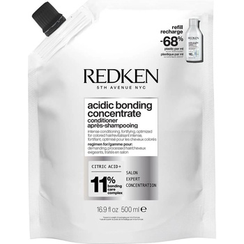 Redken Acidic Bonding Concentrate Шампоан за увредена коса, пълнител, 500 ml