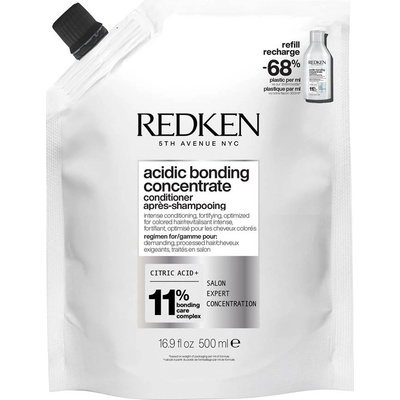 Redken Acidic Bonding Concentrate Шампоан за увредена коса, пълнител, 500 ml