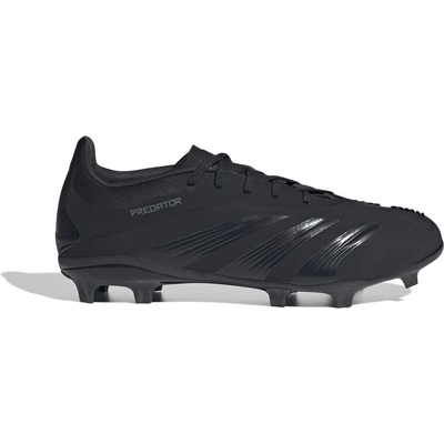 adidas Юношески футболни бутонки Adidas Predator 24 Elite Junior Firm Ground Football Boots - Black/Grey