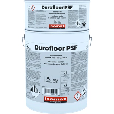 ISOMAT DUROFLOOR-PSF - 2-zložková, mnohoúčelová, epoxidová penetrácia bez rozpúšťadiel Farba: Transparentná, Hmotnosť: 5 kg