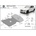 Scut Motor - Румъния Метална кора под двигател BMW 3 Ser (E90) от 2008 до 2011 (73593)