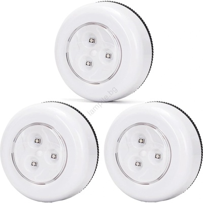 Aigostar - Комплект 3x RGB LED преносими нощни лампи LED/3xAAA + дистанционно (AI2659)