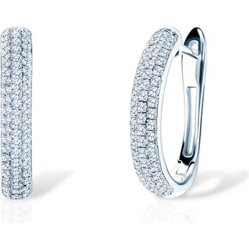 Image 1 of SAVICKI Обеци: бяло злато. диаманти