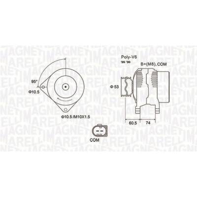 generátor MAGNETI MARELLI 063731905010