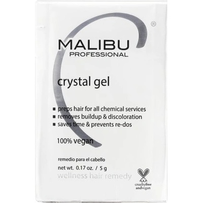 Malibu C Crystal Gel Krystalky pro odstranění nánosů minerálů na vlasech 12 x 5 g – Zboží Mobilmania