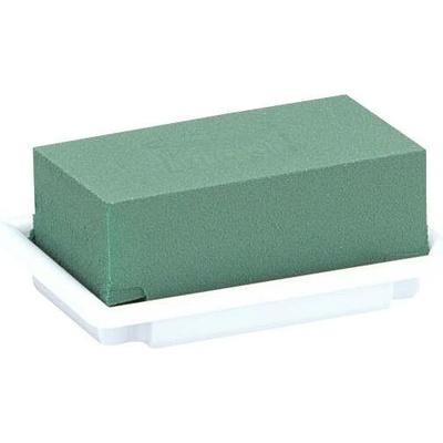 Miska aranžovací florex bílá mini - 13,5x9x5,5 cm (Tec ar Flor)