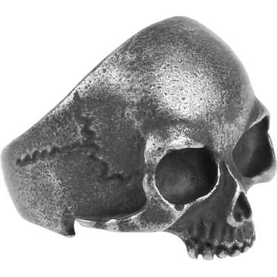 ETNOX Пръстен ETNOX - Gun Metal Skull - SR1131O