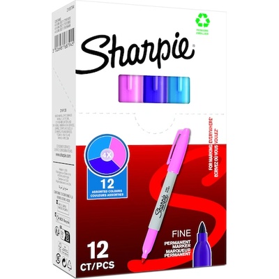 Sharpie Перманентен маркер Sharpie, F, асорти 1 (26986-А-АСОРТИ 1)