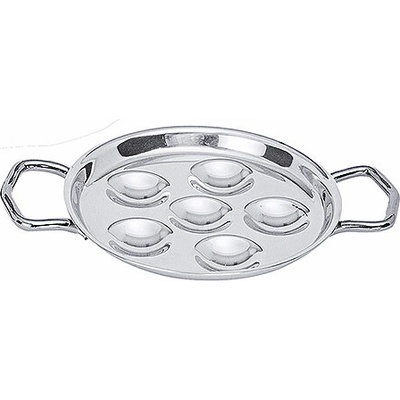 CONTACTO Talíř z nerezové oceli na 6 šneků průměr 130 mm 6885/006