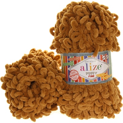 Alize Puffy Fine 179 karamelová
