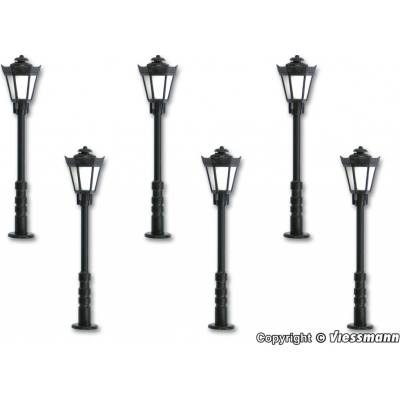 Viessmann H0 Parková lampa, 6 ks 60706