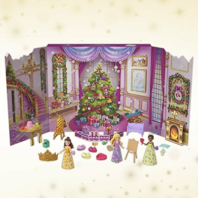 Mattel Disney Princess Adventní kalendář s malými panenkami 2025, JFG79