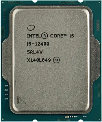 CPU Intel Core i5-12400 CPU Intel CPU - Intel Core i5-12400 4.4GHz Desktop Processor