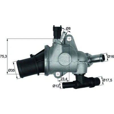 Termostat, chladivo MAHLE TI 142 83