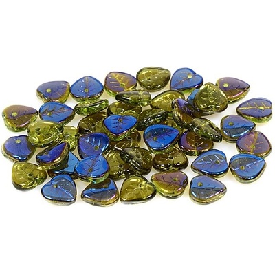 Glass beads, s.r.o. Lístečky 11100074 9 mm 50230/22201 Balení: 150ks