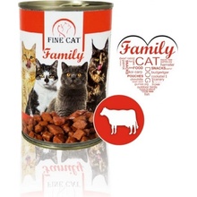 Fine Cat Family hovädzie 415 g