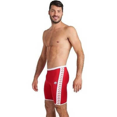 Arena Icons Swim Jammer Solid Red/White
