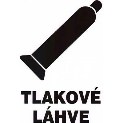 MAGG Tlakové lahve - bílá samolepka A5