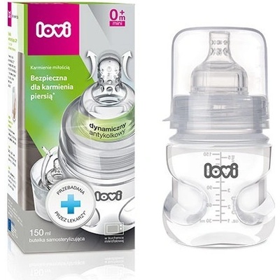 LOVI lahev Super vent transparentní 150 ml